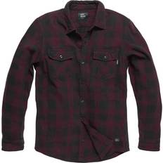 Rojo Chaquetas Vintage Industries Globe Camisa