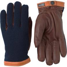 Polyamid Hansker Hestra Deerskin Wool Tricot Gloves - Navy/Chocolate