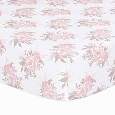 The Peanutshell Fitted Crib Sheet Grace 28x52