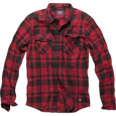 Vintage Industries Austin Hemd - Rot/Schwarz