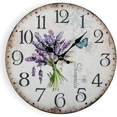 Purple Wall Clocks Versa Lavender Wall Clock 30cm