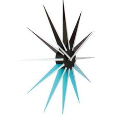 Blauw Wandklokken Nextime Nova kvarts väggmonterbar blå Wall Clock