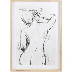Dkd Home Decor Hall Women Modern Natural Framed Art 110x157cm
