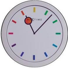 Nextime Ure Nextime Colour Change Ball kvarts vægmonterbar 28 cm hvid Vægur