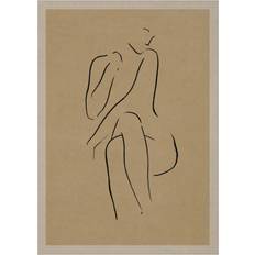 Paper collective 70x100 Paper Collective 'Grace 01' 70x100 Beige Poster