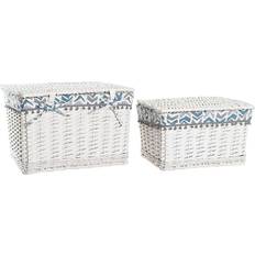 Poliéster Cestas Dkd Home Decor S3028898 Cesta 45cm 2pcs