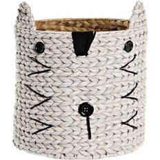 Bambou Boîtes et Paniers Dkd Home Decor Barn Fibrer (37 x 37 x 40 cm) Basket