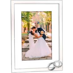 Hvid - Metal Rammer Zep Mariage 10x15 Metal Portrait Wedding P9246 Ramme