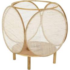 Kristalli Lyhdyt Dkd Home Decor Kristalli Luonnollinen Ruskea Bambu 42 x 42 x 55 cm