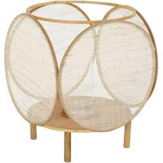 Bambus Lanterner Dkd Home Decor Lanterna Krystal Brun Bambus (42 x 42 x 55 cm) Lanterne