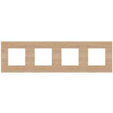 Niko Ramme 4-modul, Pure, bamboo Ramme