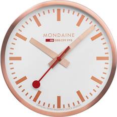 Mondaine Wall Clocks Mondaine A990CLOCK18SBK Wall Clock 9.8"