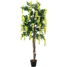 Tre Kunstige planter Europalms Wisteria Kunstig plante