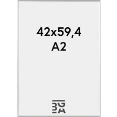 Ramme a2 Focus Ramme Can-Can Sølv 42x59,4 cm (A2) Ramme