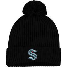 Beanies Fanatics Seattle Kraken Primary Logo Cuffed Knit with Pom Beanie Sr