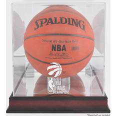 Fanatics Toronto Raptors 2019 NBA Finals Champions Logo Mahogany Basketball Display Case with Mirrored Back