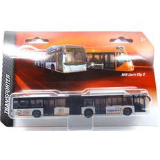 Metallo Autobus Majorette Mam Lion's City Bus + Siemens Avio Tram