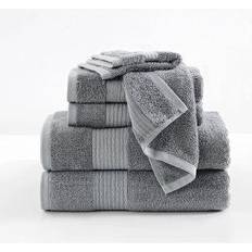 Lyocell Towels Brooklyn Loom Cotton Tencel Towel Grey (137.16x76.2cm)