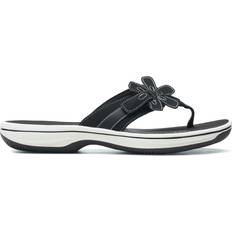 Thong Sandals Clarks Brinkley Flora - Black