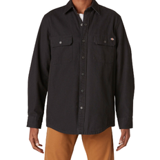 Dickies Duck Flannel-Lined Shirt - Rinsed Black