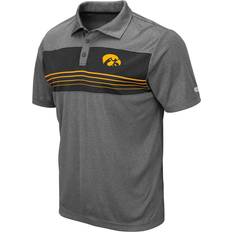 Fanatics Heathered Charcoal Iowa Hawkeyes Smithers Polo Sr