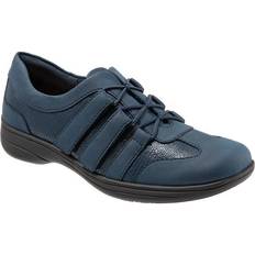 Fast Lacing System - Women Walking Shoes Trotters Joy W - Navy Lizard