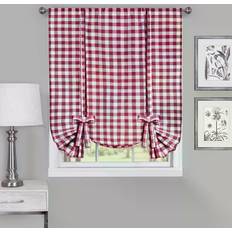 Checkered Curtains Achim Buffalo42x63"