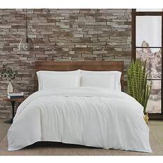 Frye Cotton Linen Blend Duvet Cover White (279.4x243.84)