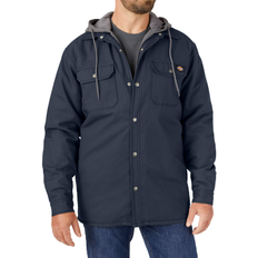 Dickies Hydroshield Duck Hooded Shirt Jacket - Dark Navy