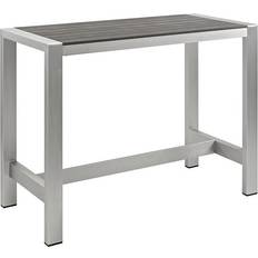 Aluminum Outdoor Bar Tables modway Shore 151.13x69.85cm Outdoor Bar Table