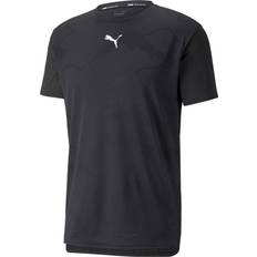 Puma Vent Short Sleeve Men's Training T-shirt - Black/Jacquard