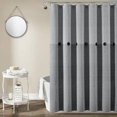 Grey Shower Curtains Lush Decor 16T005473