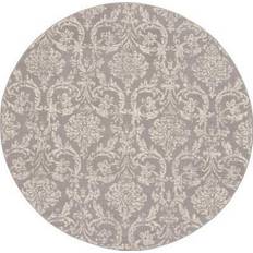 Round Carpets & Rugs Nourison Jubilant Gray 96x96"