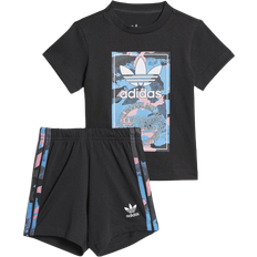 Adidas Infant Camo Shorts & Tee Set - Black (HK0322)