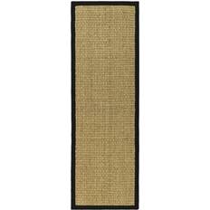 Safavieh Natural Fiber Natural, Black 30x168"