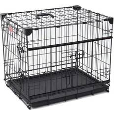 Dog - Dog Cages & Dog Carrier Bags Pets Sliding Double Door Dog Crate X-Small 45.72x53.34