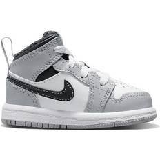 Nike Jordan 1 Mid TD - Light Smoke Grey/Anthracite/White