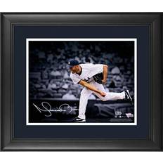 Fanatics New York Yankees Mariano Rivera Framed Autographed Pitching Spotlight Photograph