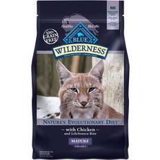 Blue wilderness cat food Blue Buffalo Wilderness Mature with Chicken Cat Food 5lbs 2.268