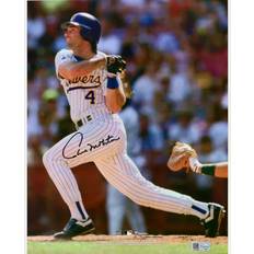 Fanatics Milwaukee Brewer Paul Molitor Autographed Hitting Photograph