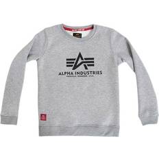 170/176 Sweatshirts Barnkläder Alpha Industries Basic Sweatshirts - Grey/Black (198703-17)