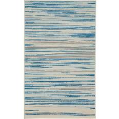 Stripes Carpets Nourison Jubilant Blue 36x60"