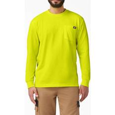 Dickies Long Sleeve Heavyweight Neon Crew Neck T-shirt - Bright Yellow