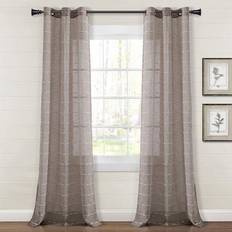 Curtains & Accessories Lush Decor Farmhouse Textured38x108"