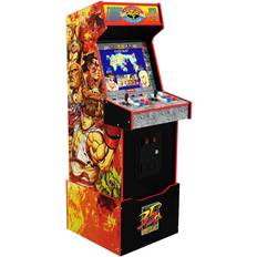 Arcade 1up Arcade1up Capcom Street Fighter II: Champion Turbo Legacy Edition with Riser & Lit Marque Arcade