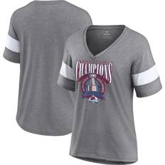 Fanatics Colorado Avalanche 2022 Stanley Cup Champions Banner V-Neck Triblend T-Shirt W