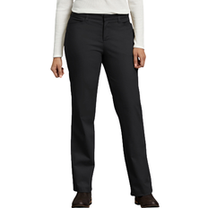 W36 - Women Pants Dickies Women's Curvy Fit Straight Leg Pants - Black