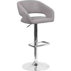Fabric - Grey Bar Stools Flash Furniture Contemporary Bar Stool 85.1cm