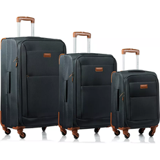 Nylon Suitcase Sets Champs Classic Softside Spinner Set of 3