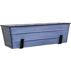 Achla Designs Flower Box Planter with Wall Brackets 7.5x24x8.75"